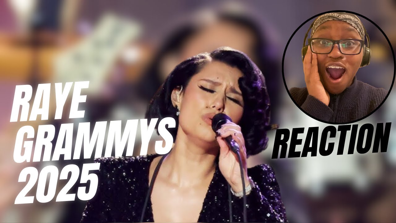 SHE’S AMAZING! | RAYE - ‘OSCAR WINNING TEARS’  live at the 2025 GRAMMYs (Reaction)