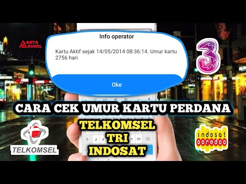 CARA CEK UMUR KARTU PERDANA TRI TELKOMSEL INDOSAT Terbaru