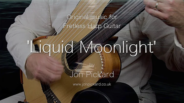 'Liquid Moonlight' - original Fretless Harp Guitar...