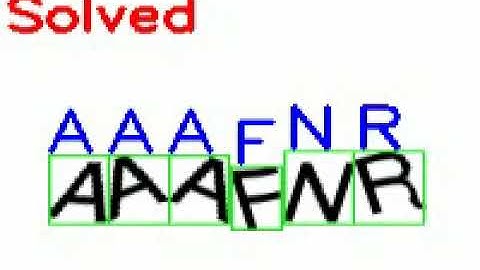 Solving captchas using neural network