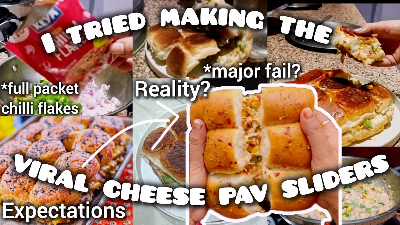 Made the Viral Cheese Pav Sliders… and THIS Happened 🤯🍞 Did I failed?