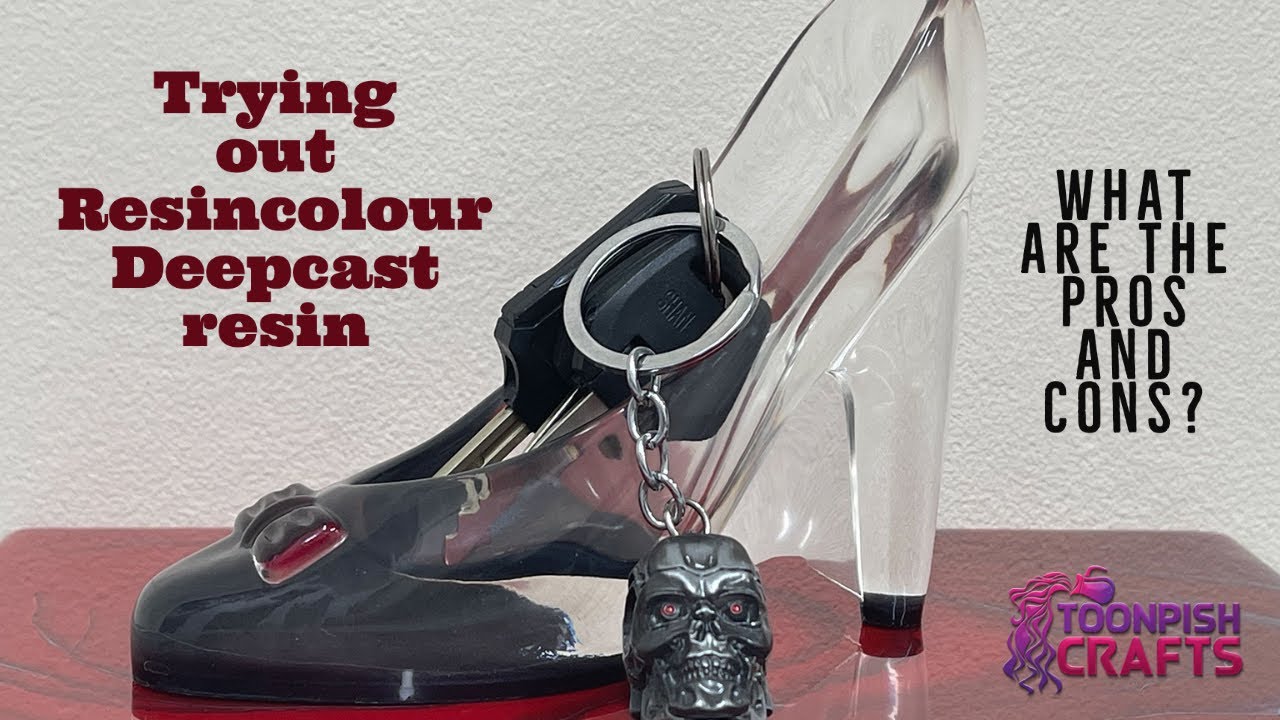 Deepcast resin review - And Cinderella style glass slipper Mould