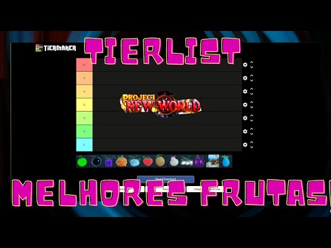 Create a Melhor Fruta dos Games de One Piece (Roblox) Tier List - TierMaker