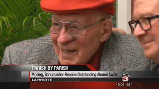 Outstanding Alumni Award given to Schumacher and Mosing