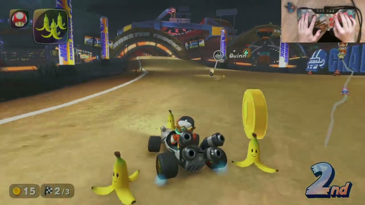 Mario Kart On A FIGHTSTICK???