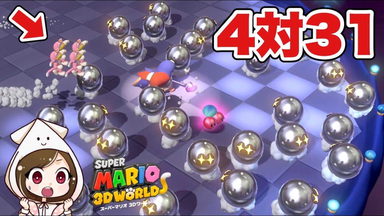 マリオ】分裂すな！【スーパーマリオ3D ワールド#17】 - YouTube