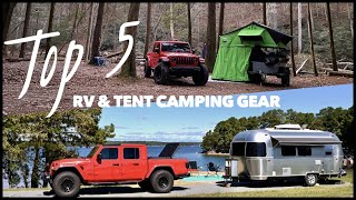 Top 5 RV & Tent Camping Gear by KimLoRed Gladiator 110 views 1 year ago 6 minutes, 26 seconds