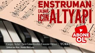 Geçer Aylar    TÜRKÜ Altyapı Saz İçin [ RE ] Chord Resimi