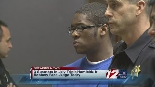 Triple homicide and robbery suspects face judge