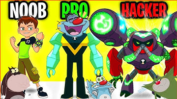 NOOB vs PRO vs HACKER 😱।। Ben 10 Up To Speed With Oggy Jack And Bob Funny 😂