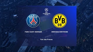 PSG vs Borussia Dortmund | #ChampionsLeague Semifinal 2nd leg 2023-2024 | PES 2021 PC