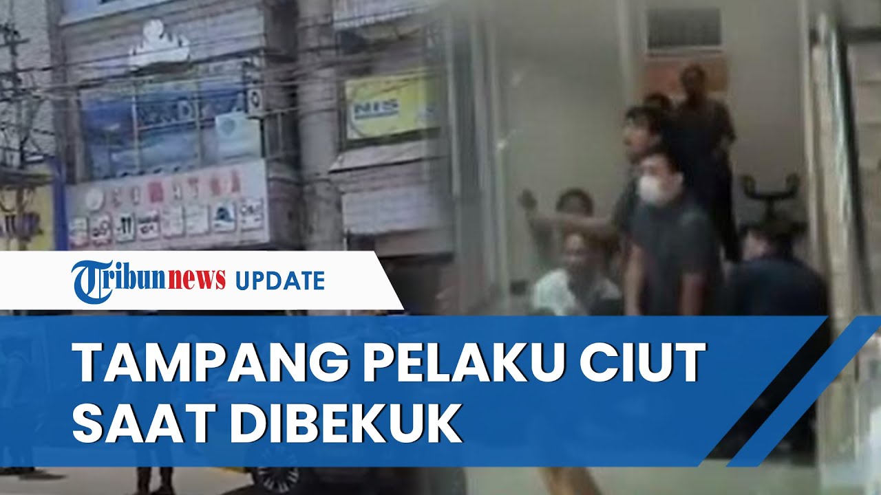 Tampang Perampok Bank Di Lampung Tak Berkutik Saat Dipiting Warga