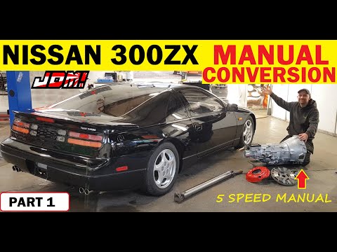 80's 90's vintage all in one ツナギ set up Nissan 300ZX MANUAL GEARBOX CONVERSION! Z1 Motorsports. Twin