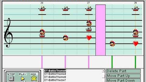 Chrono Trigger - Battle Theme, Mario Paint Composer