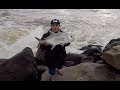 Rock wall fishing chasing Jewfish! (Part 1)