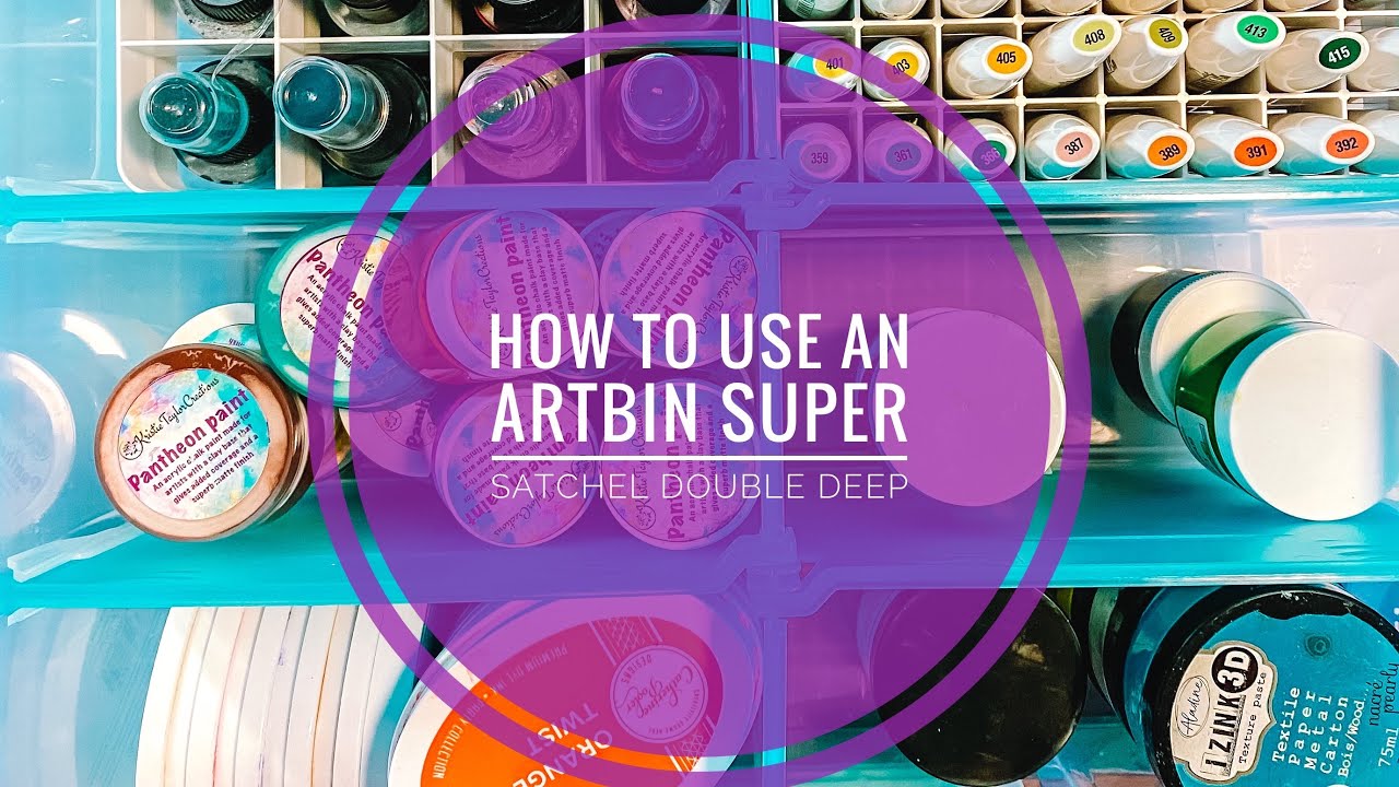 How to Use An ArtBin Super Satchel Double Deep 