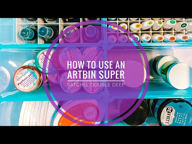 How to Use An ArtBin Super Satchel Double Deep 