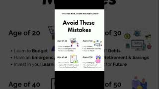 Avoid These Money Mistakes at Every Age | Financial Tips for 20s, 30s, 40s &amp; 50s.
