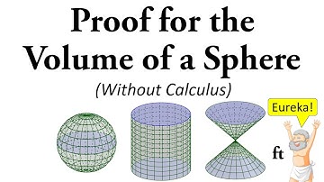 Proof for Volume of a Sphere (without Calculus)
