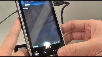 【COMPUTEX 2010】Android  Smartphone ｢Ａｃｅｒ Stream｣Demo