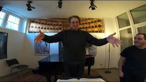 Ennio Nicotra orchestral conducting class. Excerpts from Wagner Tannhauser