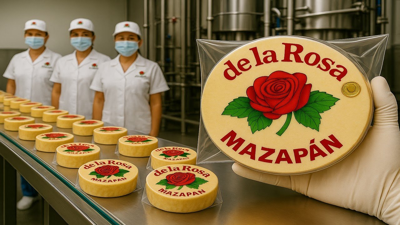 Así se Hace el MAZAPÁN de la ROSA | Dulce Icónico Mexicano