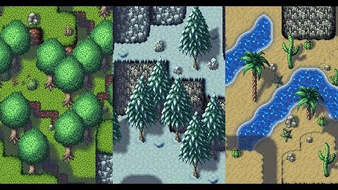 Retro Pixel Landscapes - Trailer - Unity Asset Store & itch.io