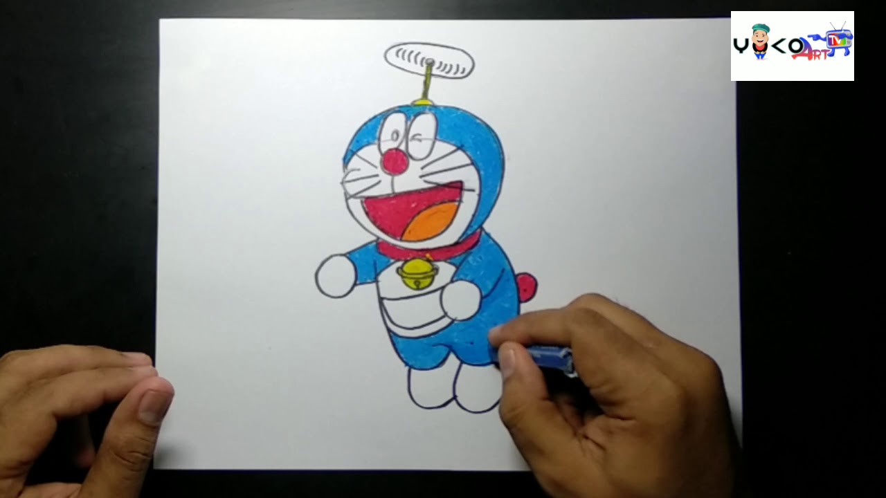  Cara Menggambar Doraemon  Dengan Mudah 