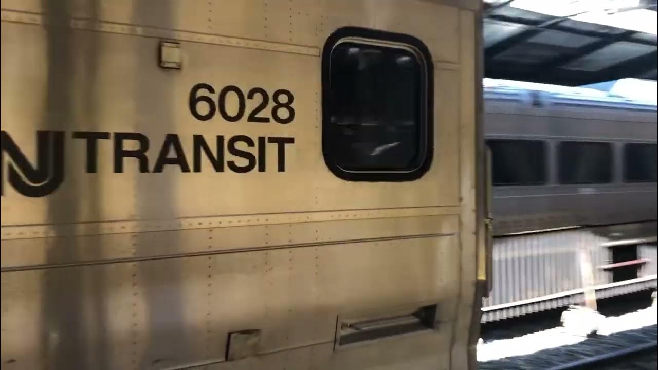 NJT Train to Dover Leaving Hoboken YouTube