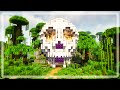 Minecraft: How to Build a Pirate SKULL Nether Portal - Tutorial