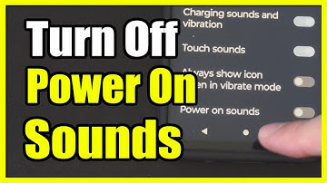 How to Turn Off the Power on or Startup Sound on Android Phone (Settings Tutorial)