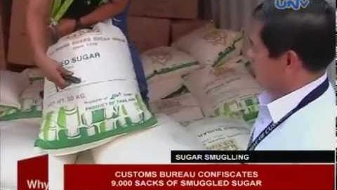 Customs confiscates 9,000 sacks of smuggled sugar