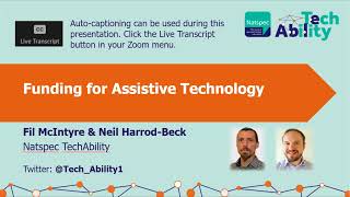 Funding for Assistive Technology