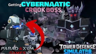 Getting cybernetic crook boss(Roblox TDS)