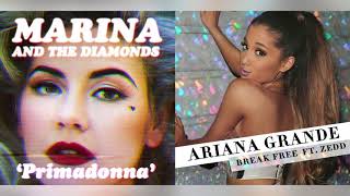 "Break Free" x "Primadonna" (Mashup) - Ariana Grande, Marina & The Diamonds