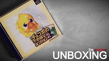 Chocobo no Fushigi na Dungeon 2 | PS1 (Jp Ver.) | Cinematic Unboxing