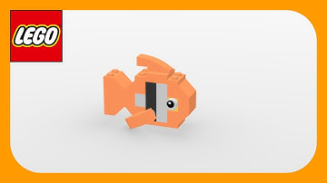 LEGO - How to build Clown Fish (10695)