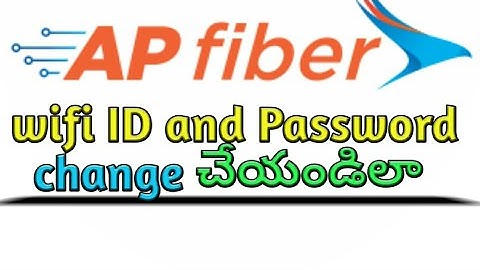 How to change AP Fiber setup box(APSFL) wifi username & password in telugu