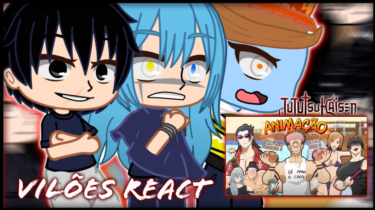 🔥Jujutsu Kaisen Vilões react CHURRASCO DE DOMINGO DO SUKUNA - Voice makers 🔥🍖