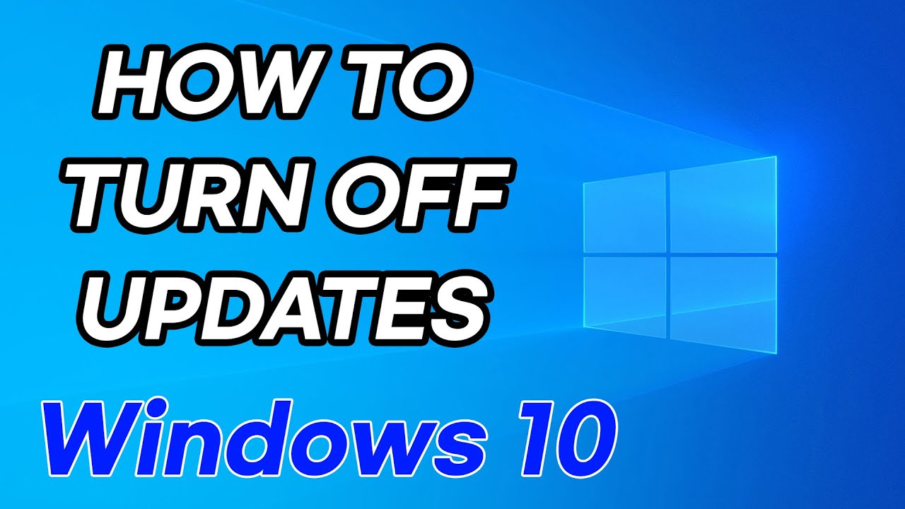 How To Stop Windows 10 Update Pause Automatic Update Youtube