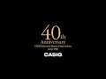 Casio electronic musical instruments 40th anniversary