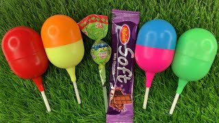 🌈 Satisfying Video | Kinder Surprise and Corby FunEgg ASMR Opening - YummyRainbow Candy LollipopsI 