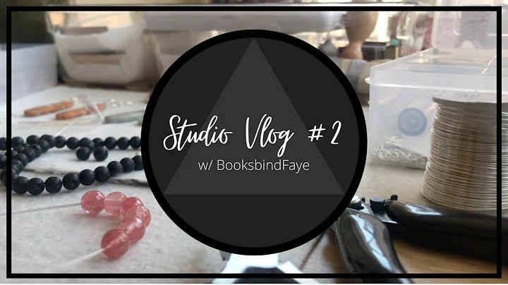 Studio Vlog #2 | New Handmade Jewelry Items, Preparing for Shop Updates | Books bind Faye