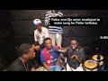 PELLER and OJO enter studio for peller birthday song 