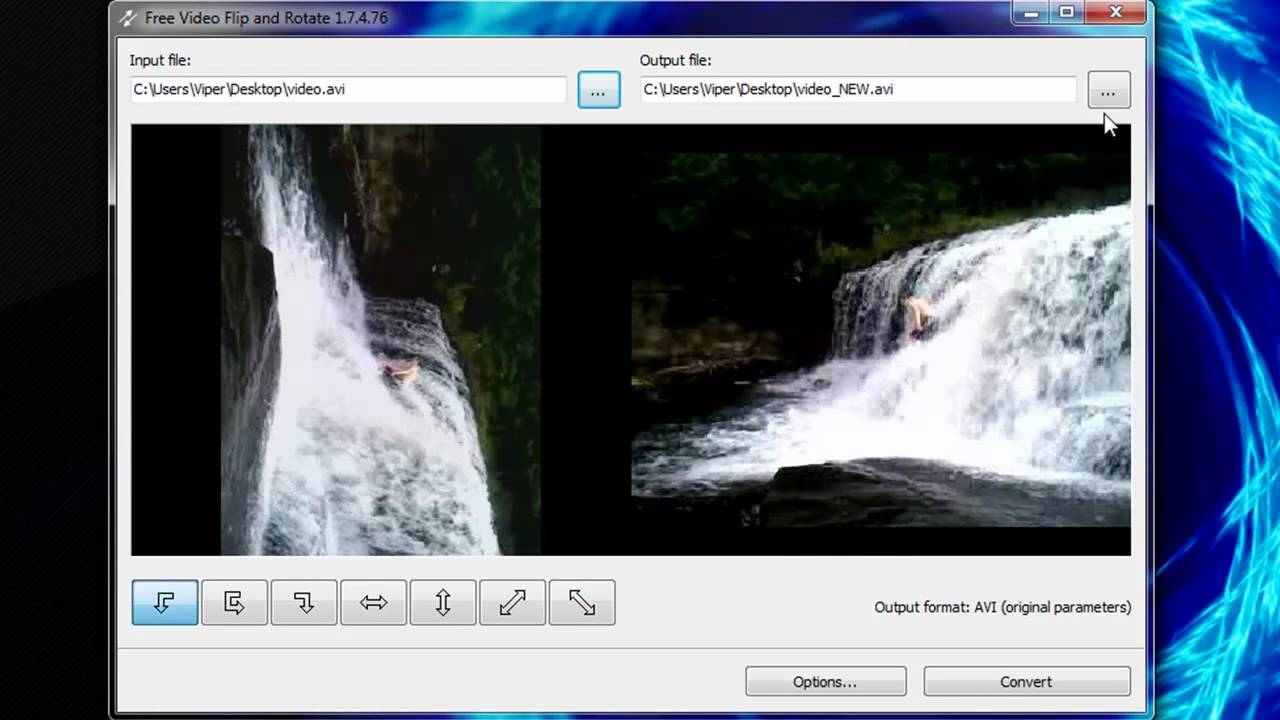 Free video flip and rotate software