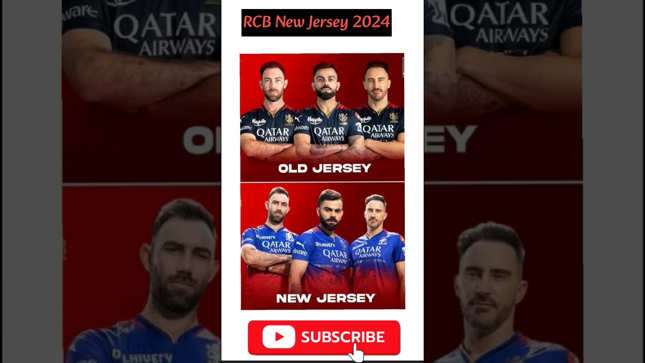 RCB New Jersey in IPL 2024 💖 