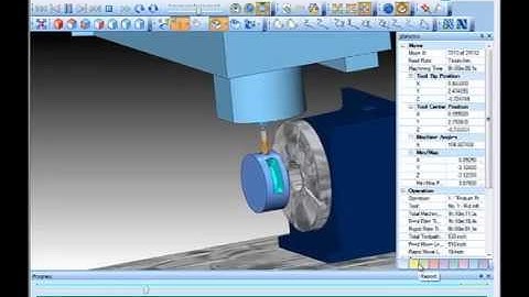 BobCAD-CAM V25 4 Axis Wrapping Sample