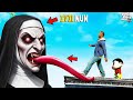 Franklin &amp; Shinchan vs EVIL NUN HEAD In GTA 5 | Paradox FTW