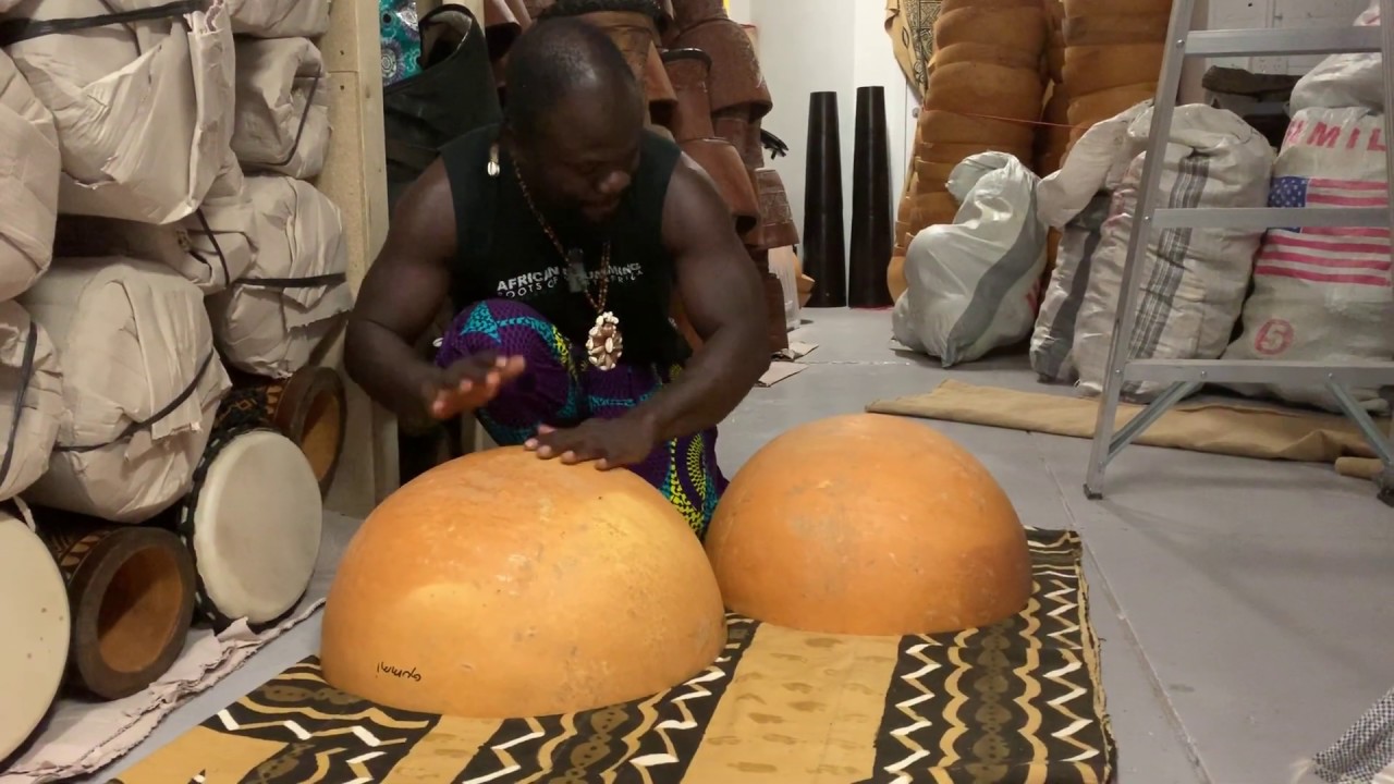 Calabash Drumming with Kofi Kunkpe - YouTube