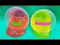 Salt Slime vs Brown Sugar Slime